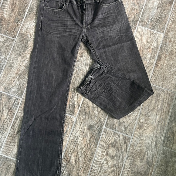 Buffalo Jeans Black Straight Legs Jeans, Men’s Size 33 - Picture 5 of 13